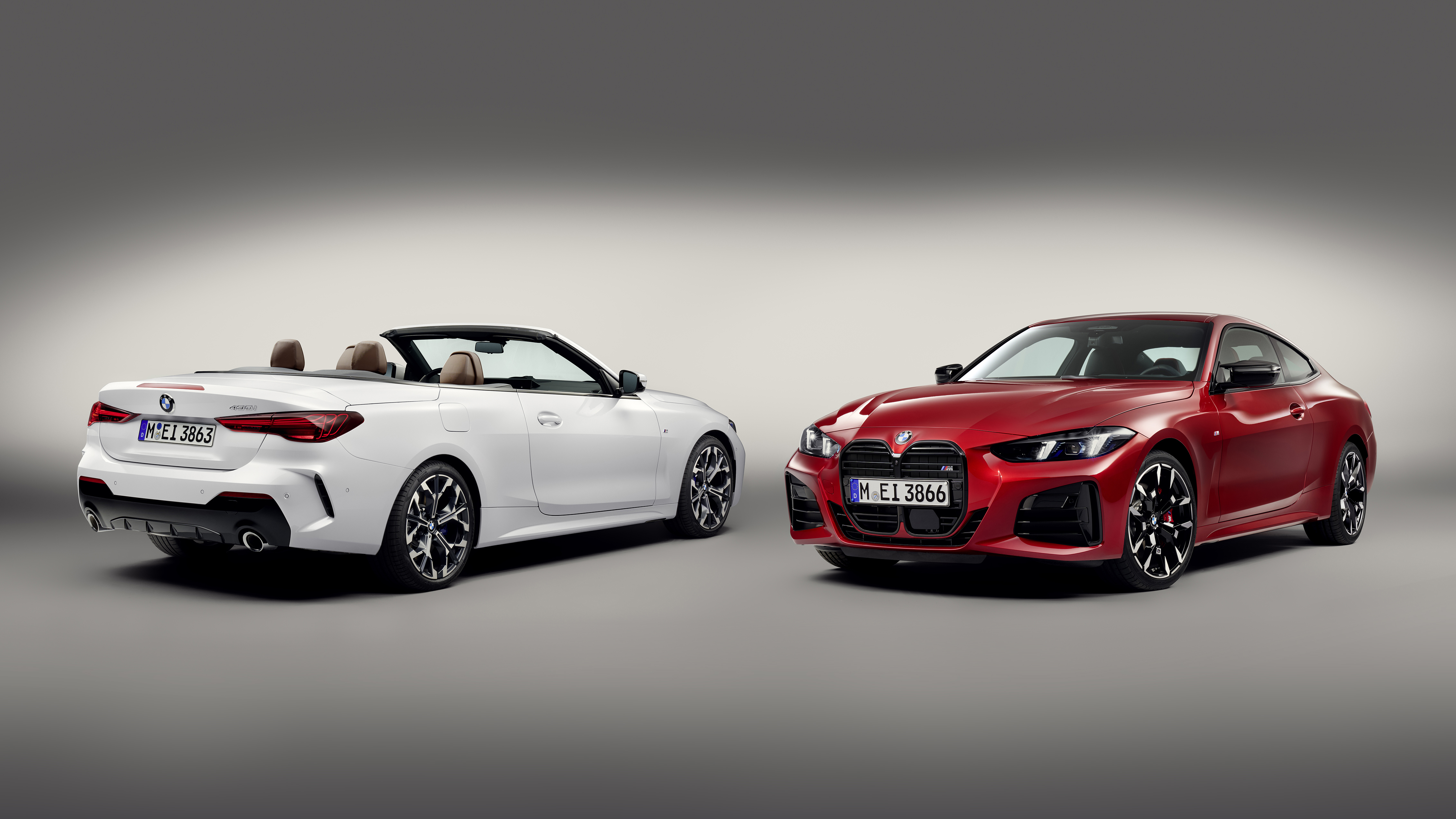 The new BMW 4 Series Coupé and the new BMW 4 Series Convertible (01/2024).